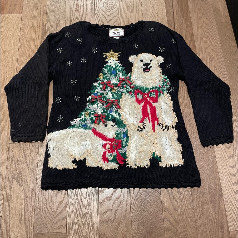 UGLY Christmas sweater! You will win the contest with this ugly sweater! medium.